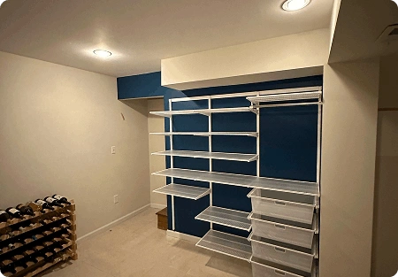 Completed renovation project