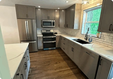 Completed renovation project