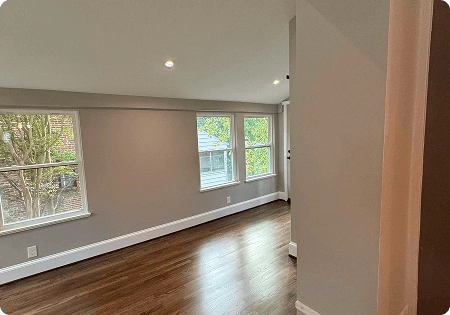Completed renovation project